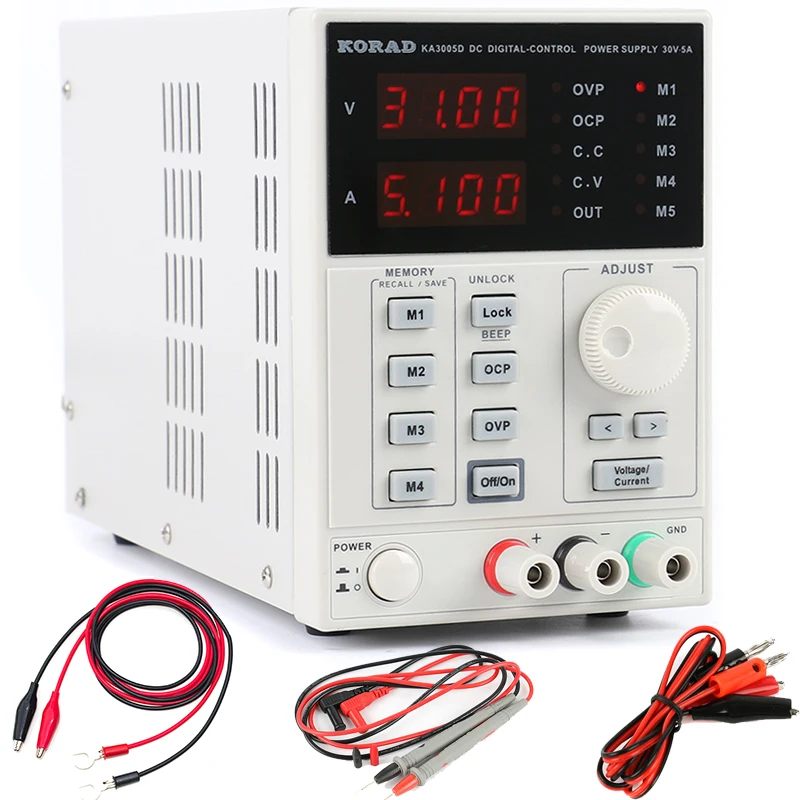 KORAD 3005D 3005DS High Precis - đánh giá và giá Linear Lab Power Supply Adjustable